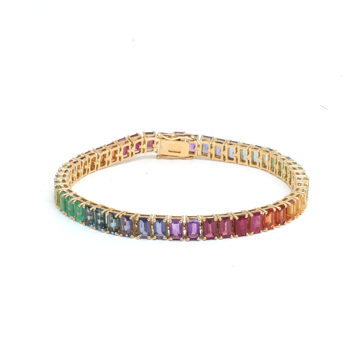Rainbow Sapphire Bracelet