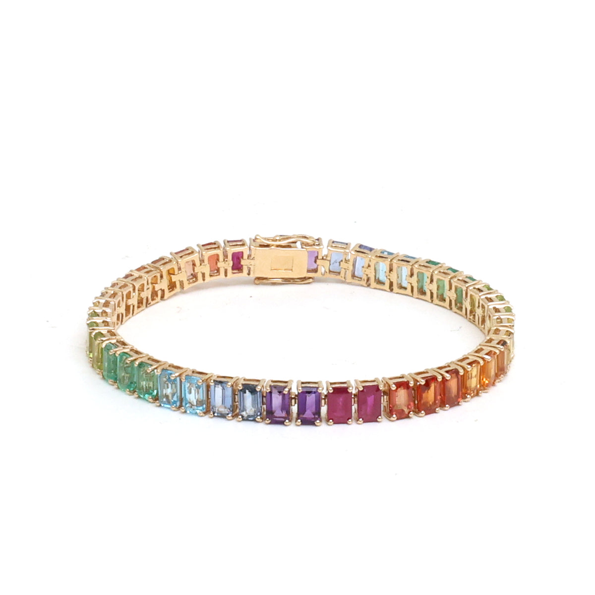 Rainbow Sapphire Bracelet