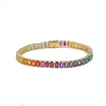 Rainbow Gemstone Bracelet