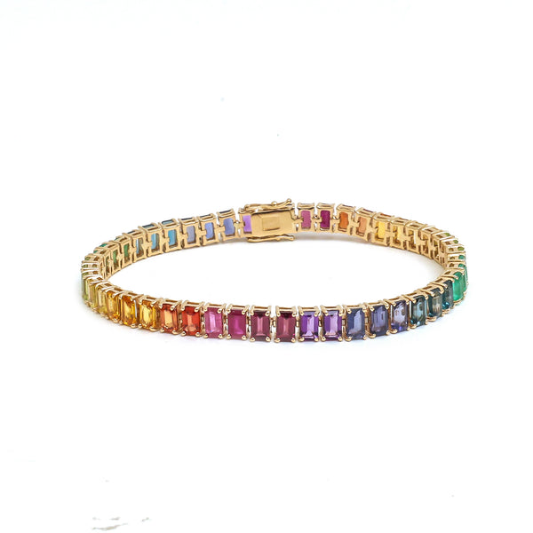 Rainbow Gemstone Bracelet