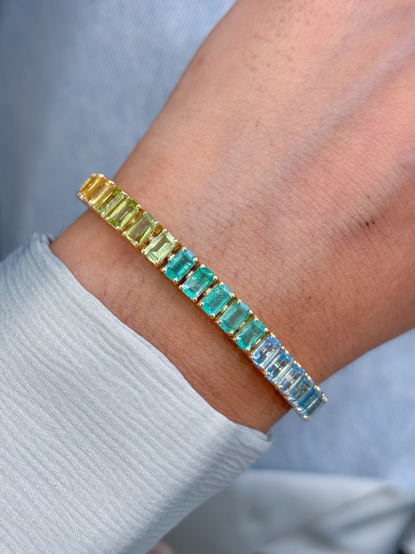 Rainbow Gemstone Bracelet