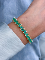 Emerald Diamond Bracelet