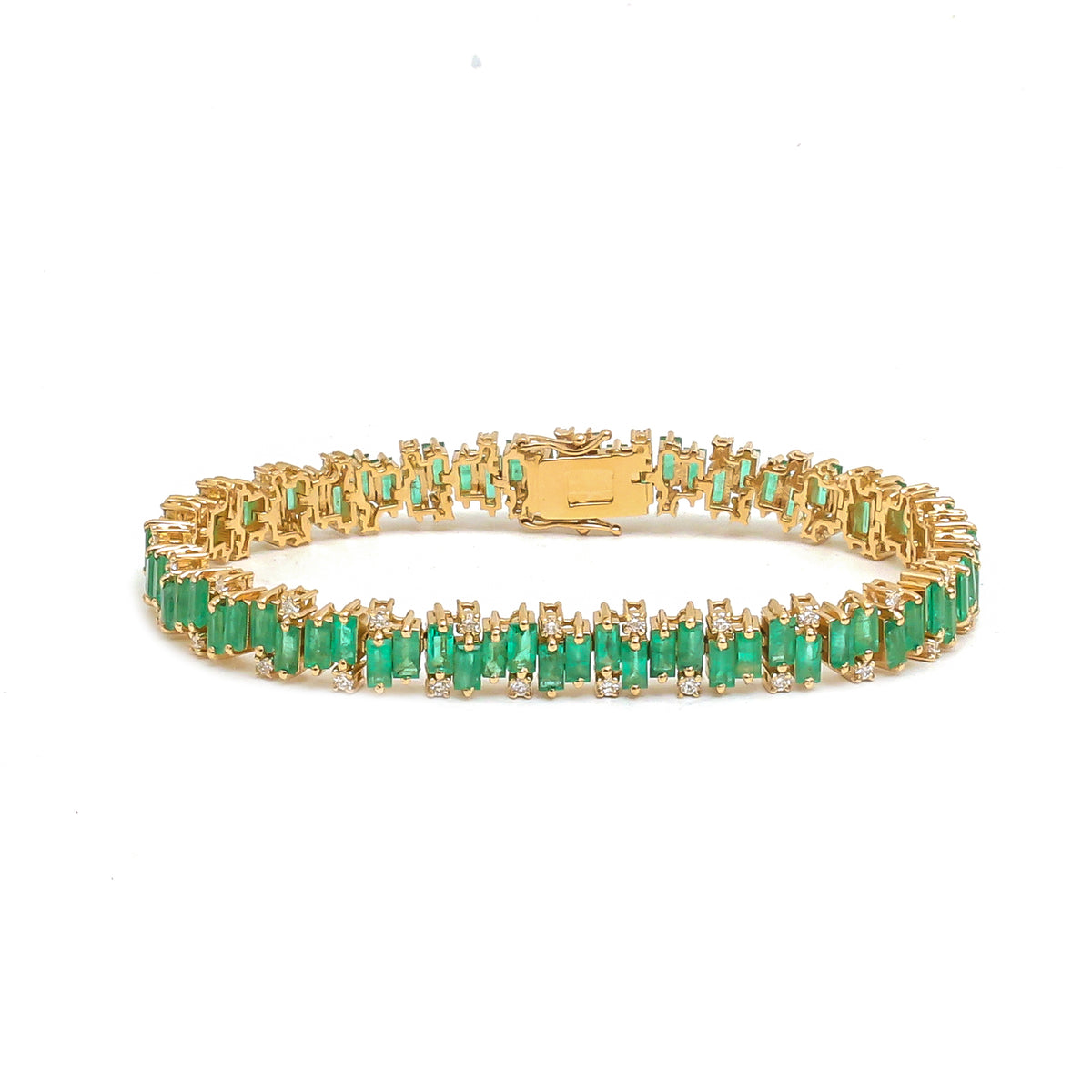 Emerald Diamond Bracelet