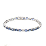 Blue Sapphire Diamond Bracelet