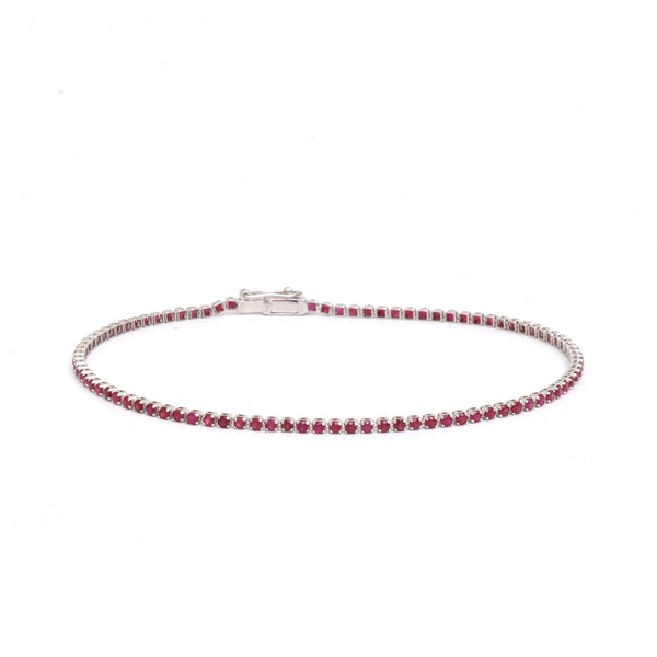 Pink Sapphire Bracelet