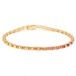 Rainbow Sapphire Bracelet