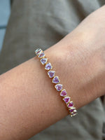Rainbow Sapphire Bracelet