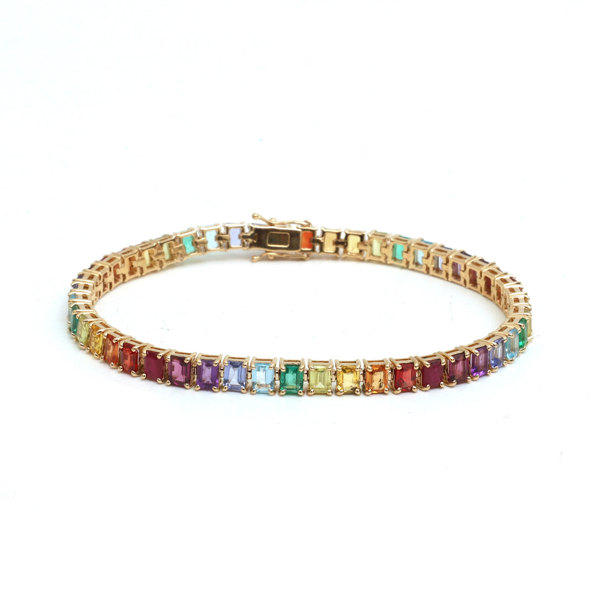 Rainbow Gemstone Bracelet