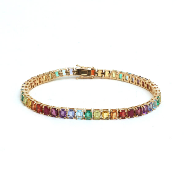 Rainbow Gemstone Bracelet