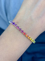Rainbow Gemstone Bracelet