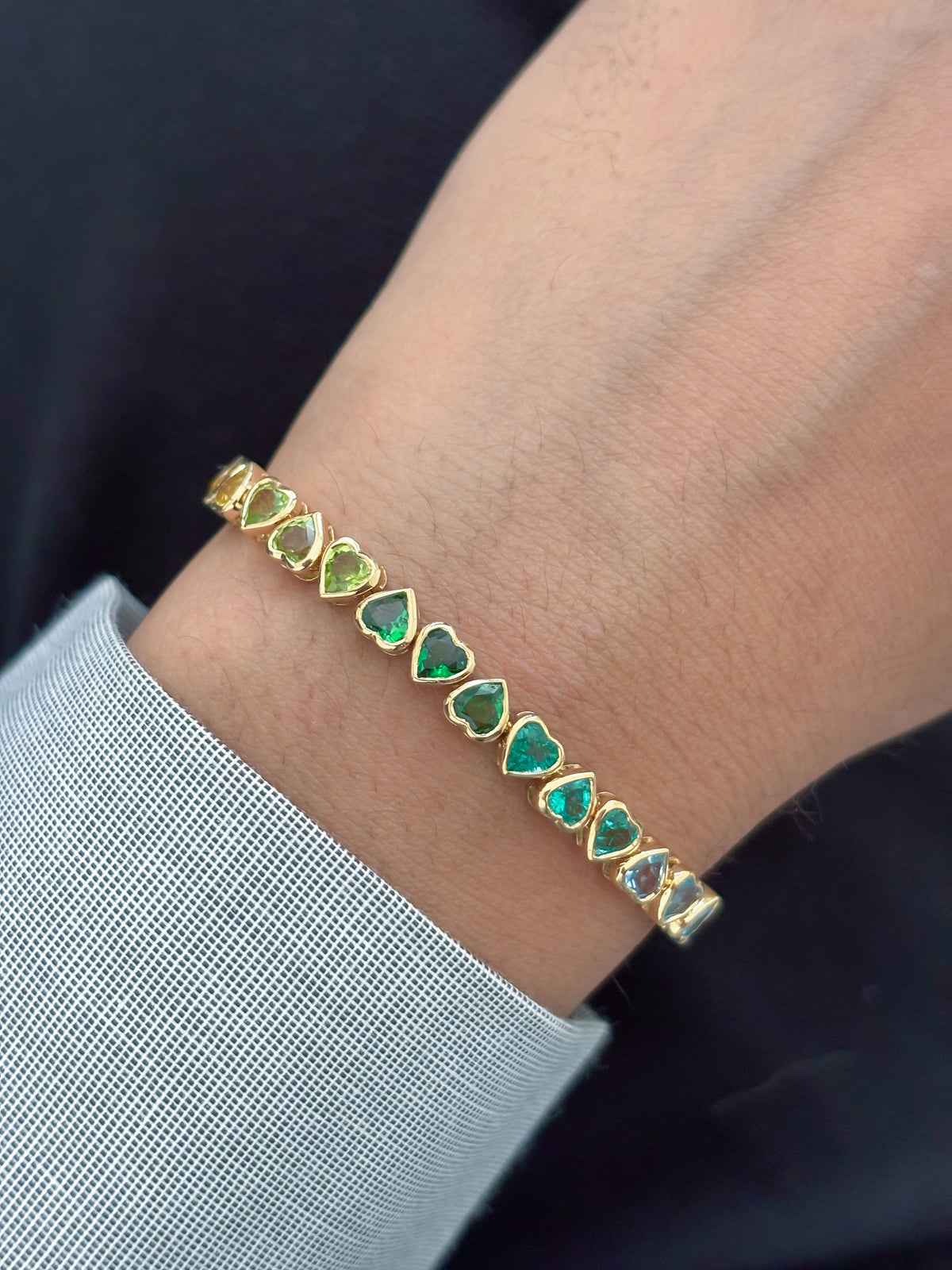 Rainbow Gemstone Bracelet