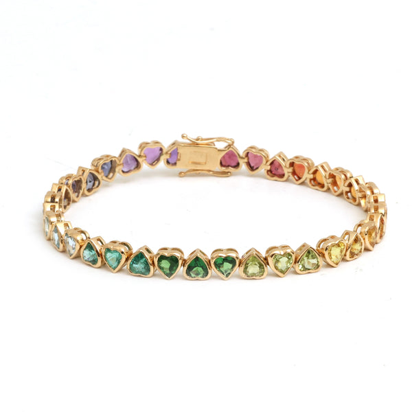 Rainbow Gemstone Bracelet
