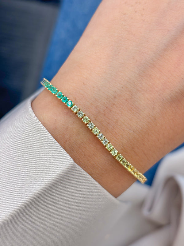 Rainbow Gemstone Bracelet