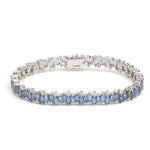 Blue Sapphire Diamond Bracelet