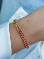 Rainbow Sapphire Bracelet