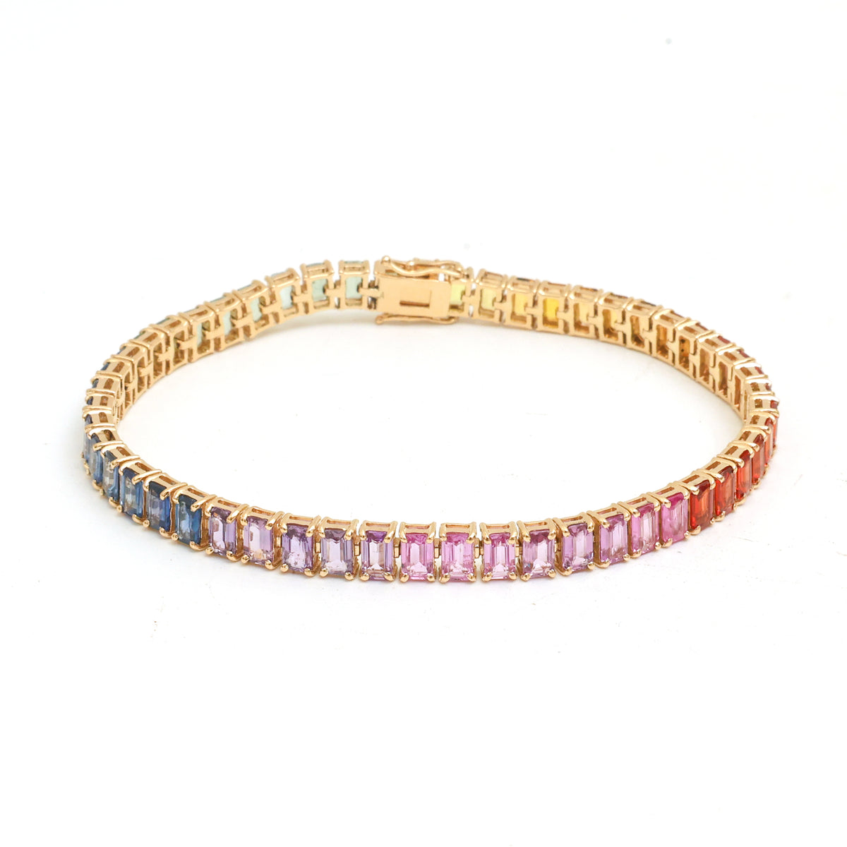 Rainbow Sapphire Bracelet