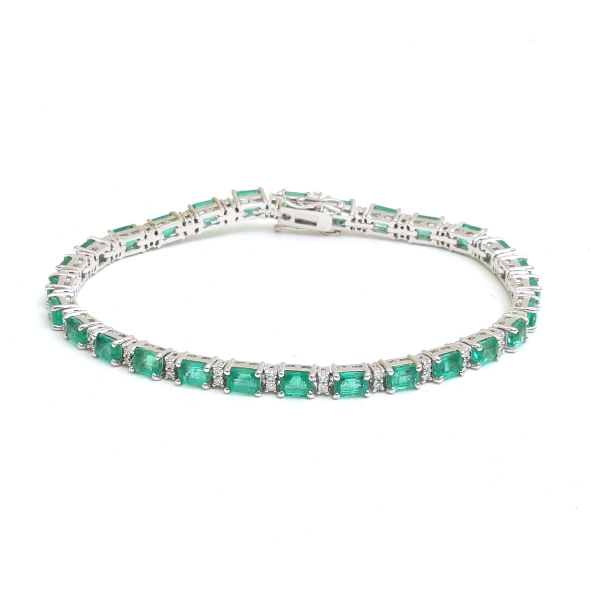 Emerald Diamond Bracelet