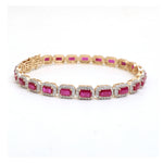 Ruby Diamond Bracelet