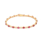Ruby Diamond Bracelet