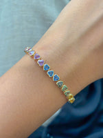 Rainbow Sapphire Bracelet