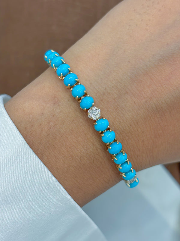 Turquoise Diamond Bracelet