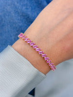 Pink Sapphire Bracelet