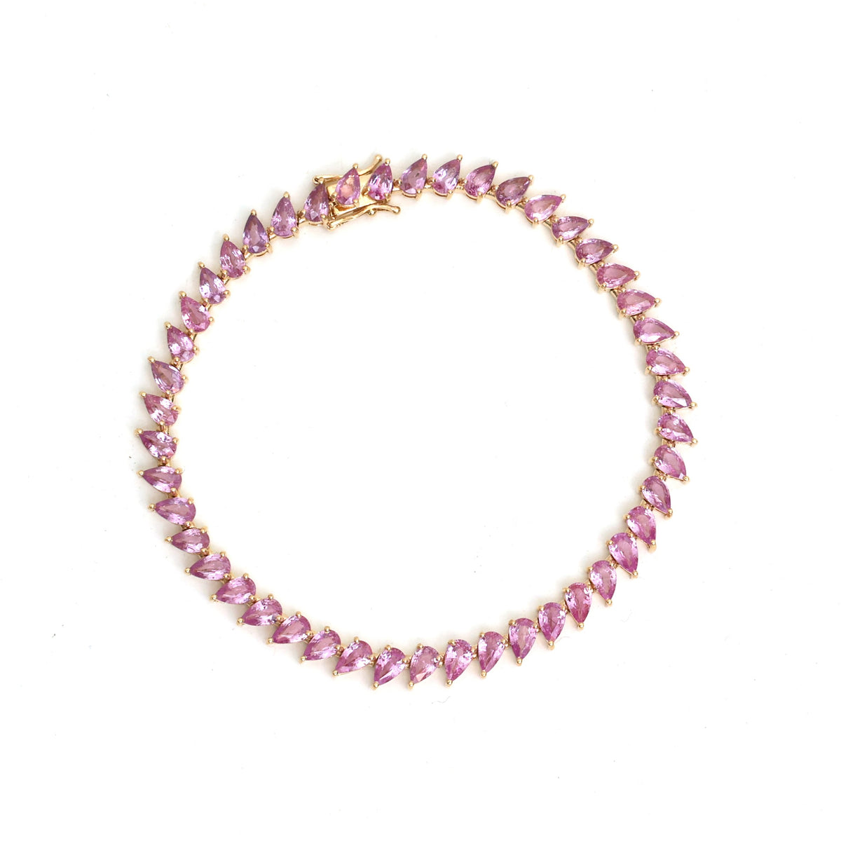 Pink Sapphire Bracelet