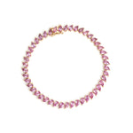 Pink Sapphire Bracelet