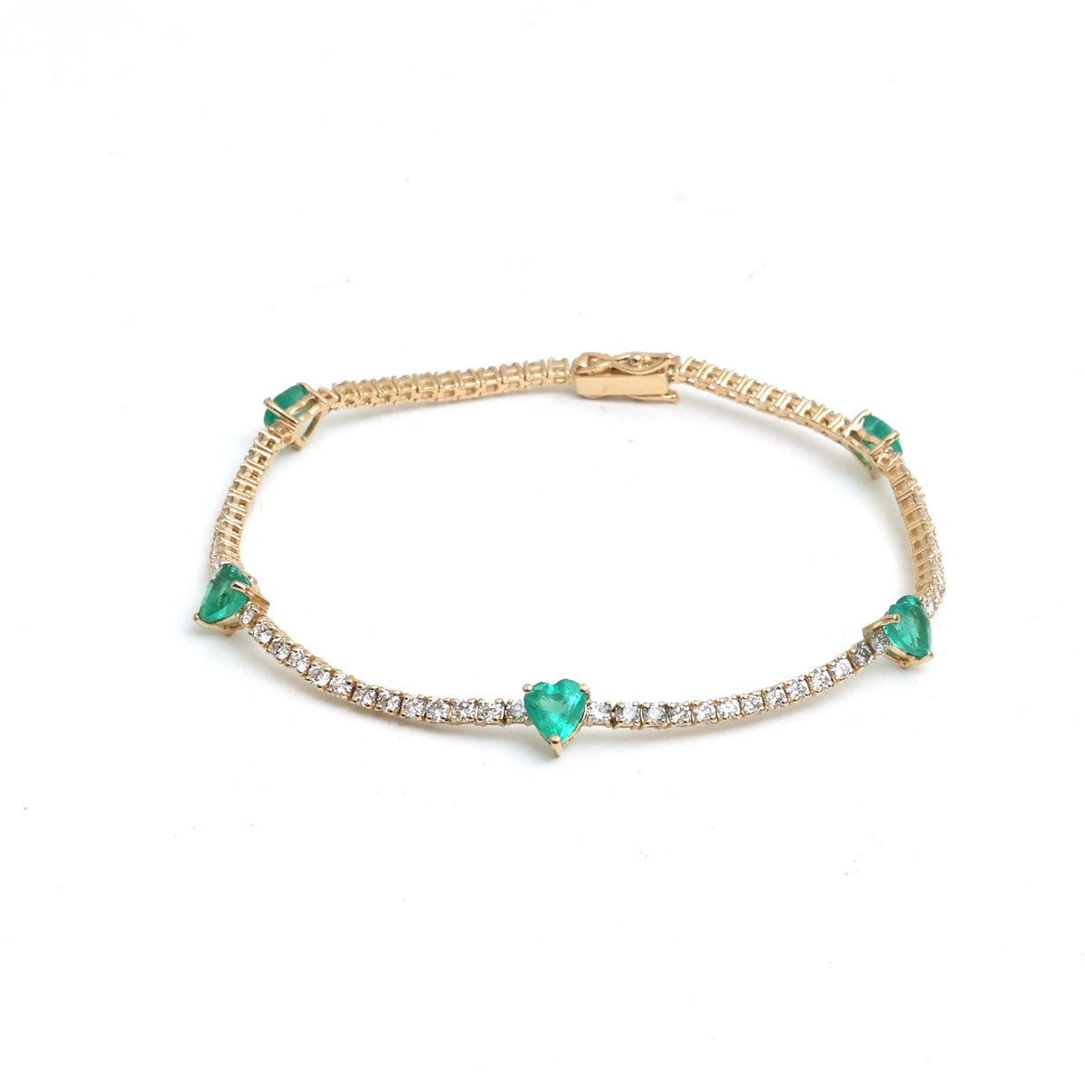 Emerald Diamond Bracelet