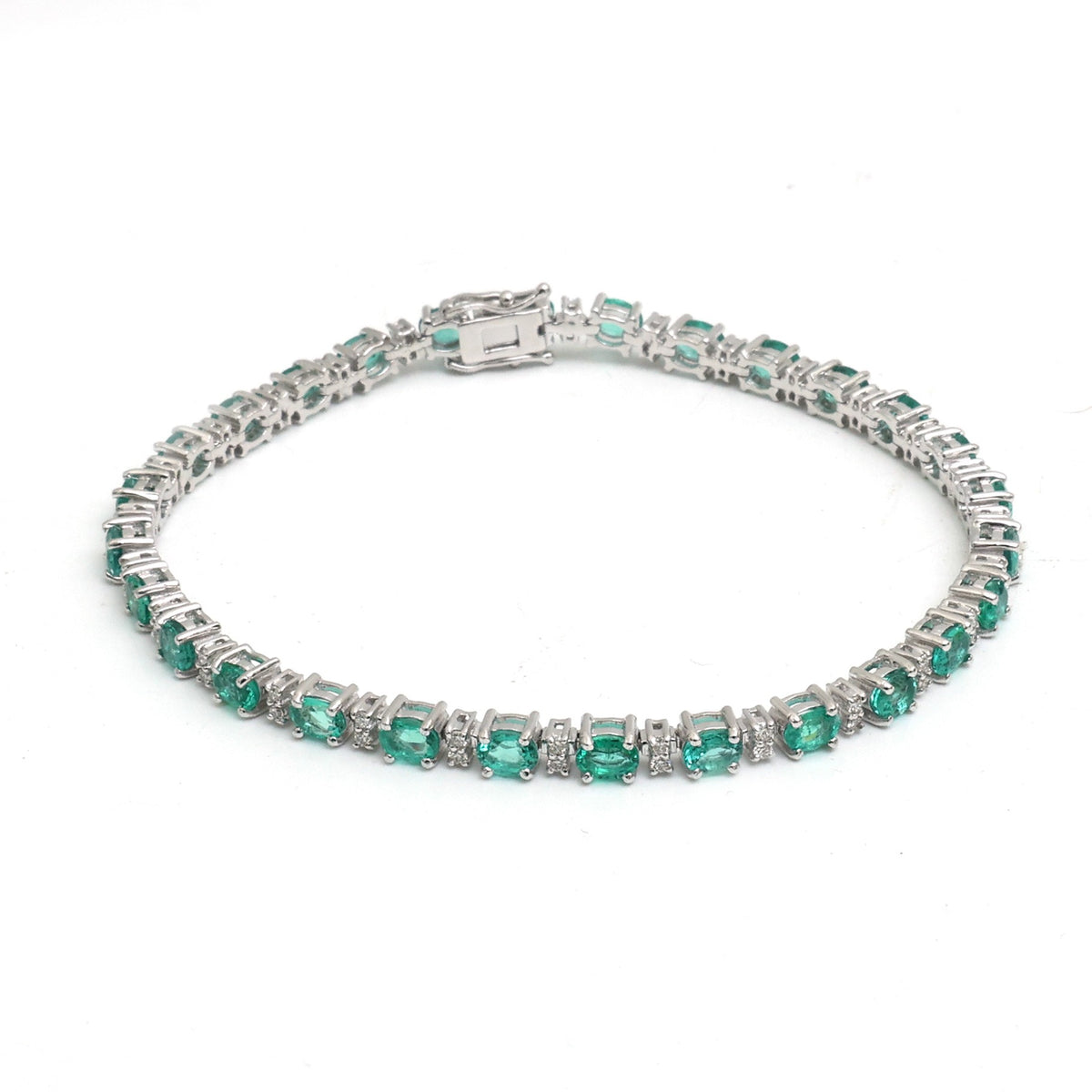 Emerald Diamond Bracelet