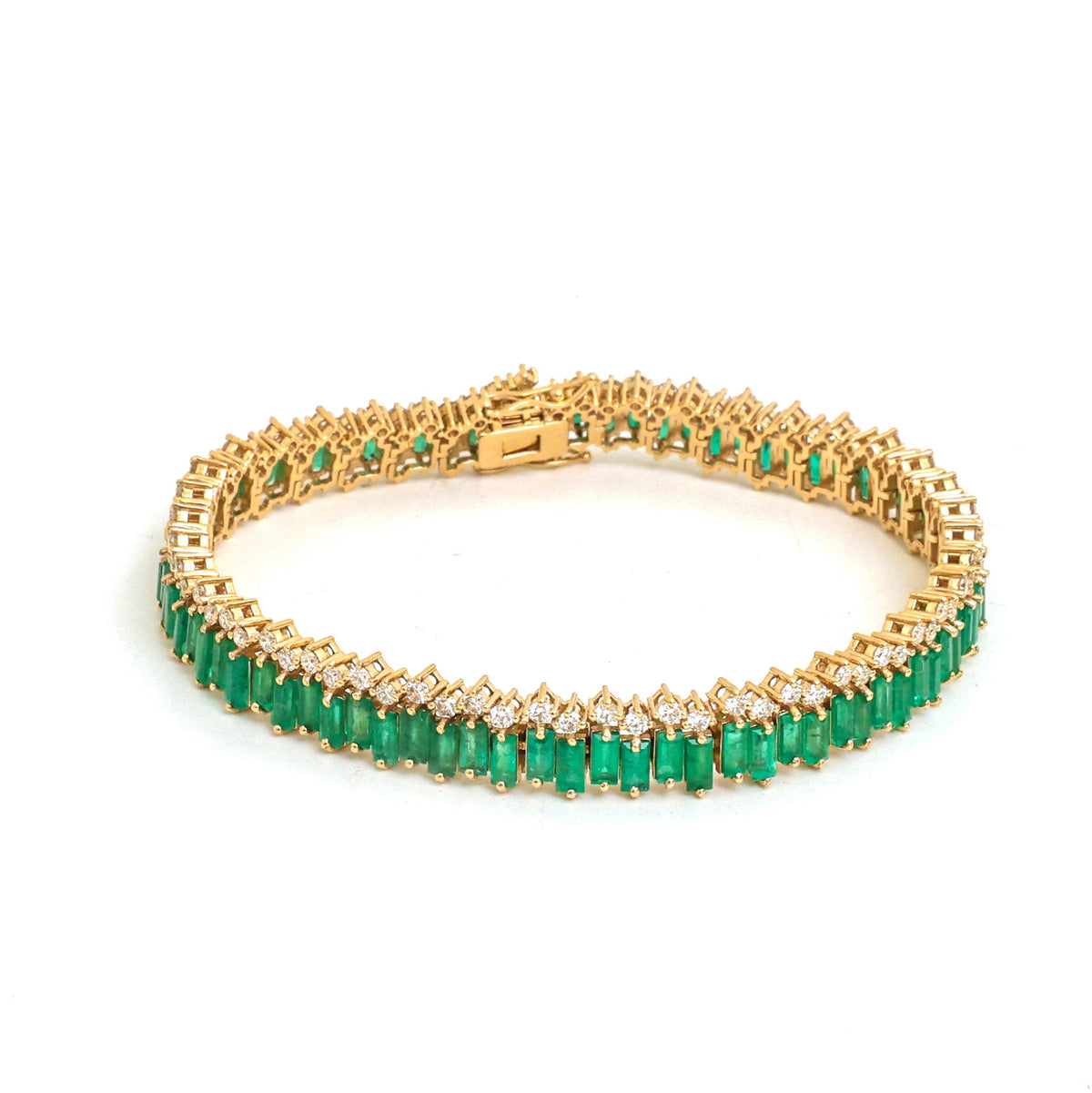 Emerald Diamond Bracelet