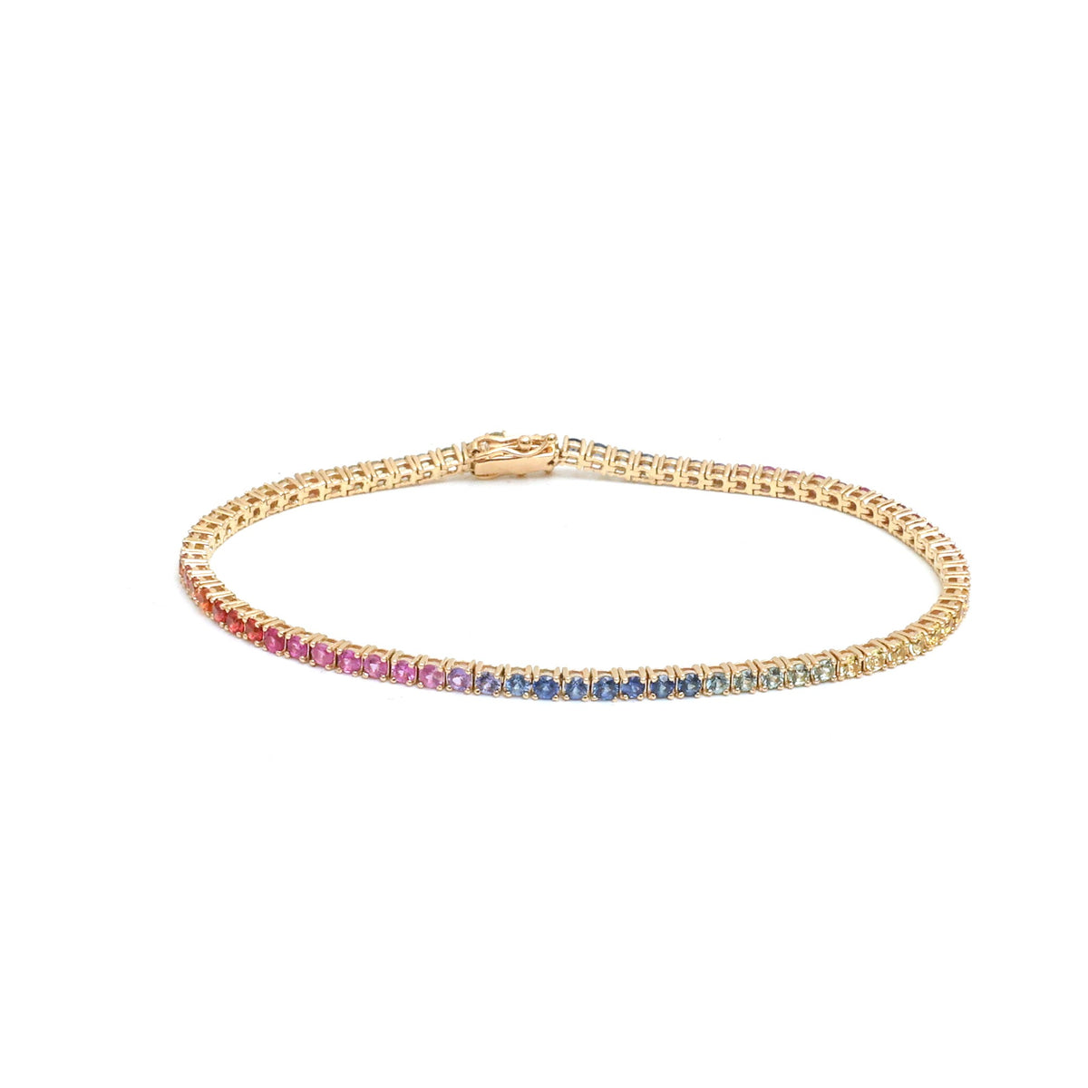 Rainbow Sapphire Bracelet