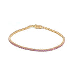 Pink Sapphire Bracelet