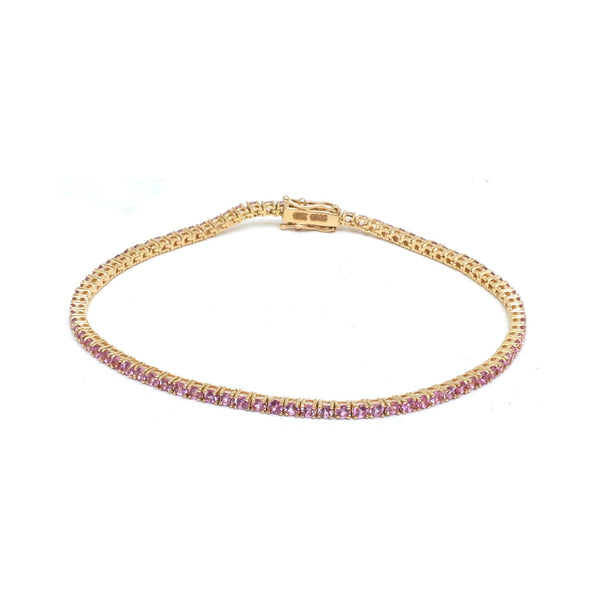 Pink Sapphire Bracelet