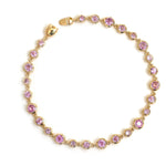 Pink Sapphire Bracelet