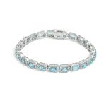 Aquamarine Diamond Bracelet