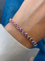 Rainbow Sapphire Bracelet