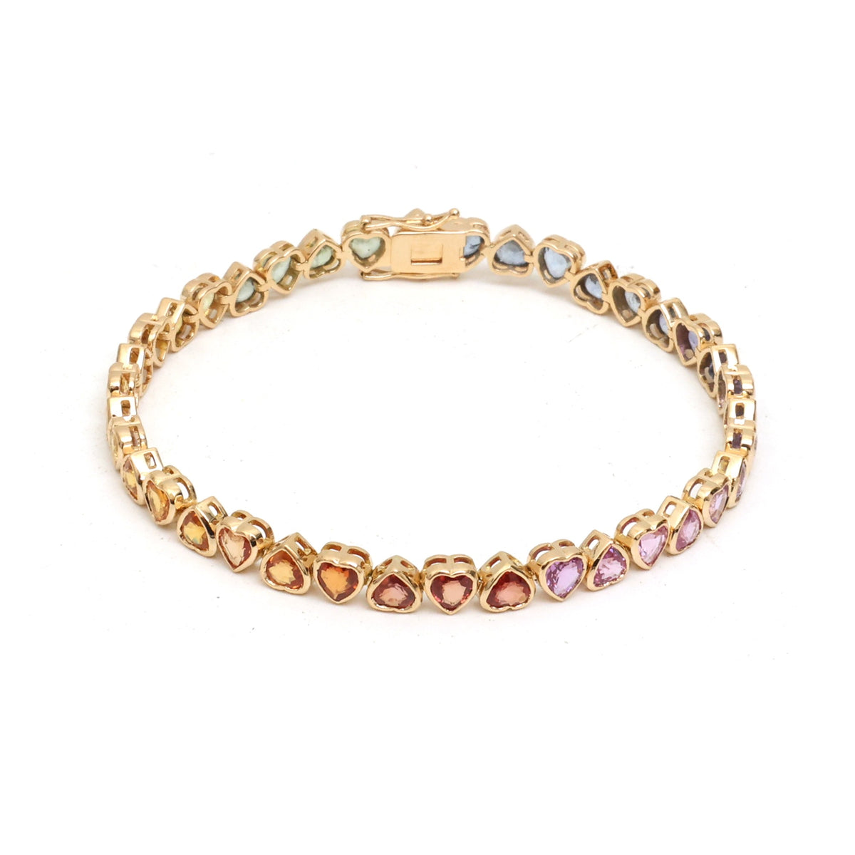 Rainbow Sapphire Bracelet
