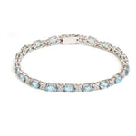 Aquamarine Diamond Bracelet