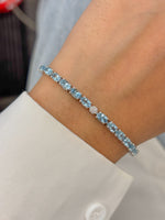 Aquamarine Diamond Bracelet