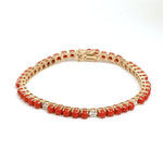 Coral Diamond Bracelet