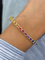 Rainbow Sapphire Bracelet
