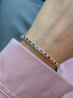 Rainbow Sapphire Bracelet