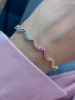 Rainbow Sapphire Bracelet
