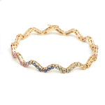Rainbow Sapphire Bracelet