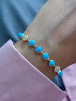 Turquoise Diamond Bracelet