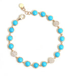 Turquoise Diamond Bracelet