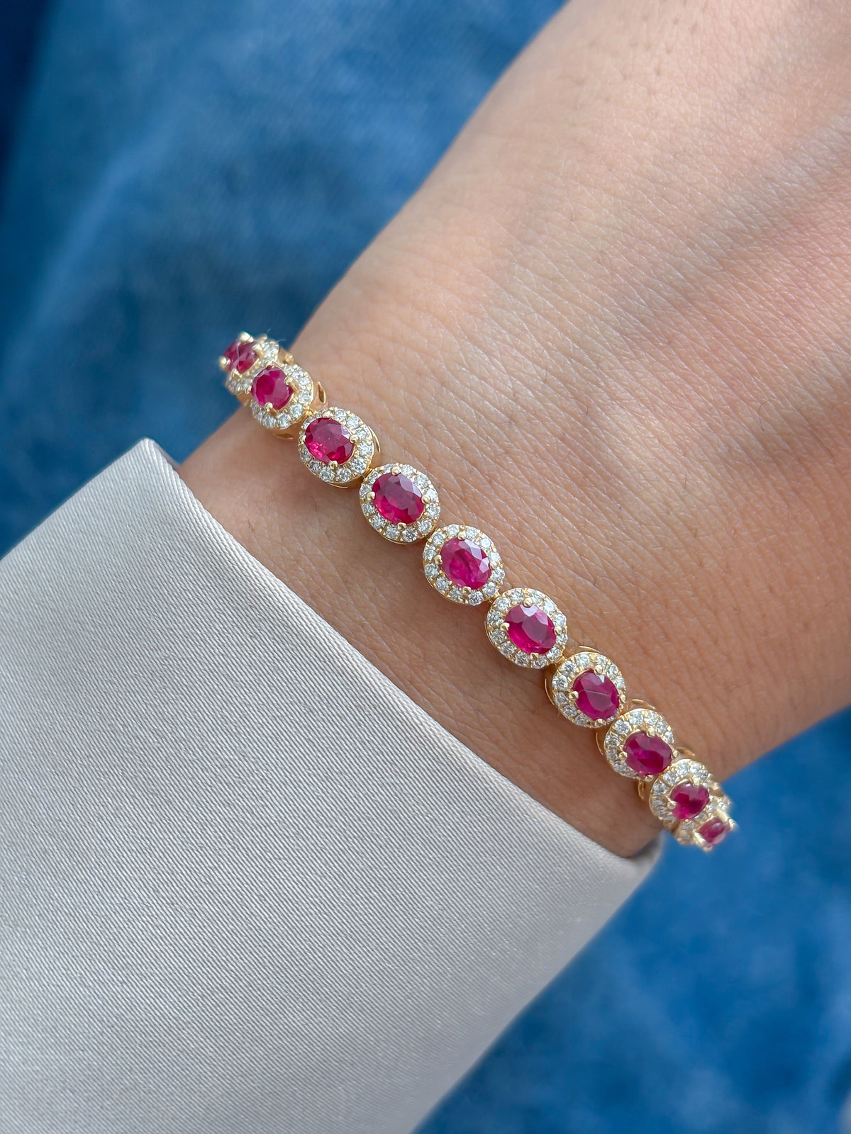 Diamond Ruby Bracelet