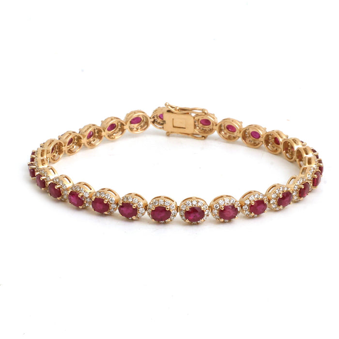 Diamond Ruby Bracelet