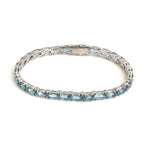Aquamarine Diamond Bracelet
